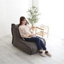 ビーズソファ 1人掛け 一人用 洗える カバーリング ビーズソファー クッション 厚み 座椅子 連結可能 ハイバック 背もたれ 肘掛けなし ファブリック 布地 【納期E】【szo-sh-07-cbs】