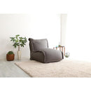 ビーズソファ 1人掛け 一人用 洗える カバーリング ビーズソファー クッション 厚み 座椅子 連結可能 ハイバック 背もたれ 肘掛けなし ファブリック 布地 【納期E】【szo-sh-07-cbs】