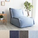 ビーズソファ 1人掛け 一人用 洗える カバーリング ビーズソファー クッション 厚み 座椅子 連結可能 ハイバック 背もたれ 肘掛けなし ファブリック 布地 【納期E】【szo-sh-07-cbs】