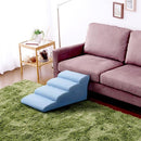 ドッグステップ 階段 4段 胴長犬種 短足犬種 超小型犬 ミニチュアダックスフンド コーギー うさぎ おしゃれ レザー調 【納期E】【szo-sh-07-dgs-4】