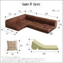 フロアーソファ 北欧 三人掛け ローソファ 【納期E】【szo-sh-07-lcr】