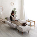 カウチソファ オットマン セット 1人掛け ソファー スツール 足置き ベロア おしゃれ 北欧 フェミニン ガーリー シンプル くすみカラー リクライニング 日本製 【納期E】【szo-sh-07-okba1p-s】
