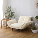 カウチソファ 1人掛け ソファー ベロア おしゃれ 北欧 大人かわいい フェミニン ガーリー シンプル くすみカラー 肘掛け リクライニング ポケットコイル 日本製 【納期E】【szo-sh-07-okba1p】