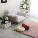 カウチソファ 1人掛け ソファー ベロア おしゃれ 北欧 大人かわいい フェミニン ガーリー シンプル くすみカラー 肘掛け リクライニング ポケットコイル 日本製 【納期E】【szo-sh-07-okba1p】