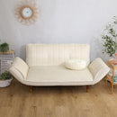 カウチソファ 2人掛け ソファー ベロア おしゃれ 北欧 大人可愛い フェミニン ガーリー シンプル くすみカラー ひじ掛け リクライニング ポケットコイル 日本製 【納期E】【szo-sh-07-okba2p】