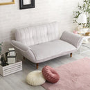 カウチソファ 2人掛け ソファー ベロア おしゃれ 北欧 大人可愛い フェミニン ガーリー シンプル くすみカラー ひじ掛け リクライニング ポケットコイル 日本製 【納期E】【szo-sh-07-okba2p】