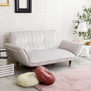 カウチソファ 2人掛け ソファー ベロア おしゃれ 北欧 大人可愛い フェミニン ガーリー シンプル くすみカラー ひじ掛け リクライニング ポケットコイル 日本製 【納期E】【szo-sh-07-okba2p】