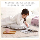 座椅子 おしゃれ コンパクト 北欧 かわいい ガーリー ロマンチック ベロア フリル くすみカラー リクライニング フラット クッション性 厚み ふっくら 日本製 【納期E】【szo-sh-07-okbf】