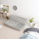 ソファ 2人掛け 二人用 かわいい おしゃれ ガーリー 姫系 フェミニン ロマンチック 女の子 可愛い ダイヤモンド 柄 ポケットコイル 日本製 ピンク 白 ホワイト 【納期E】【szo-sh-07-okdms2p】