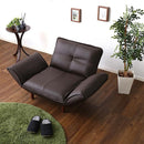 ソファ 1人掛け 合皮 おしゃれ ひじ掛け 肘付き ソファー 一人用 椅子 レトロ シンプル 定番 デザイン 日本製 国産 リクライニング ローソファ 座椅子 黒 白 赤 【納期E】【szo-sh-07-rgn1p】