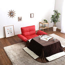 ソファ 1人掛け 合皮 おしゃれ ひじ掛け 肘付き ソファー 一人用 椅子 レトロ シンプル 定番 デザイン 日本製 国産 リクライニング ローソファ 座椅子 黒 白 赤 【納期E】【szo-sh-07-rgn1p】