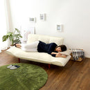 ソファ 2人掛け 合皮 おしゃれ ひじ掛け 肘付き ソファー カウチ レトロ シンプル 日本製 リクライニング コンパクト 脚 取り外し ローソファ 座椅子 黒 白 赤 【納期E】【szo-sh-07-rgn】