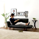 ソファ 2人掛け 合皮 おしゃれ ひじ掛け 肘付き ソファー カウチ レトロ シンプル 日本製 リクライニング コンパクト 脚 取り外し ローソファ 座椅子 黒 白 赤 【納期E】【szo-sh-07-rgn】