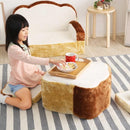 クッション 座布団 食パン おもしろ デザイン 子供用 キッズサイズ 【10096】 【納期E】【szo-sh-07-rot-csb】