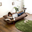 カウチソファ 2人掛け 布地 ファブリック カウチ ソファー おしゃれ ひじ掛け 肘付き 北欧 日本製 国産 リクライニング 脚 取り外し ローソファ 座椅子 二人掛 【納期E】【szo-sh-07-thn】