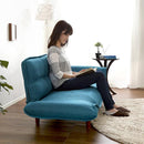 カウチソファ 2人掛け 布地 ファブリック カウチ ソファー おしゃれ ひじ掛け 肘付き 北欧 日本製 国産 リクライニング 脚 取り外し ローソファ 座椅子 二人掛 【納期E】【szo-sh-07-thn】