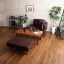 カウチソファ 日本製 ソファー 肘付き 組み合わせ オットマン 足置き レトロ ビンテージ カフェ 西海岸 インテリア 合成皮革 フェイクレザー 革張り クッション 【納期E】【szo-sh-07-vccs】