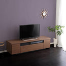 テレビ台 完成品 日本製 国産 シンプル テレビローボード 幅140cm 木目 引き戸 開き戸 引き出し 収納スペース 32型～50型対応 【納期E】【szo-sh-09-lms140】