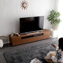 テレビ台 完成品 日本製 国産 シンプル テレビローボード 幅140cm 木目 引き戸 開き戸 引き出し 収納スペース 32型～50型対応 【納期E】【szo-sh-09-lms140】