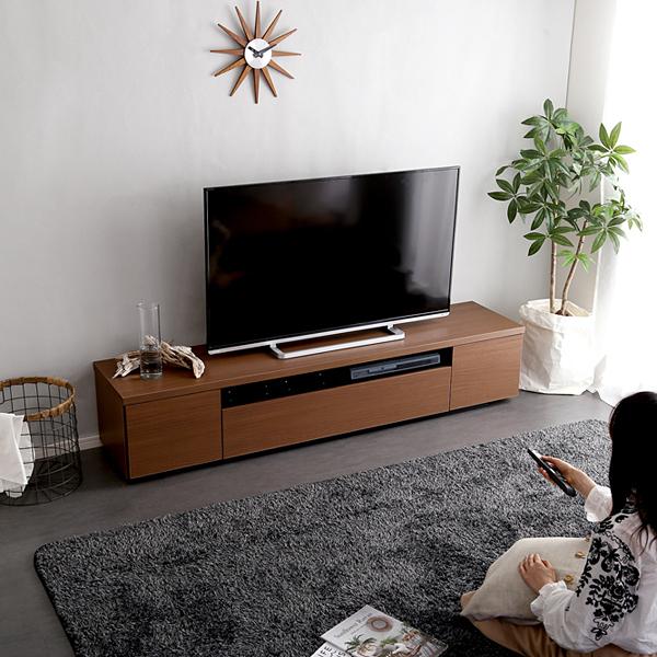 テレビ台 完成品 日本製 国産 シンプル テレビローボード 幅140cm 木目 引き戸 開き戸 引き出し 収納スペース 32型～50型対応 【納期C】【szo-sh-09-lms140】