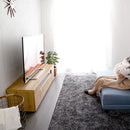 テレビ台 完成品 日本製 国産 シンプル テレビローボード 幅140cm 木目 引き戸 開き戸 引き出し 収納スペース 32型～50型対応 【納期E】【szo-sh-09-lms140】