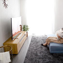 テレビ台 大型 ワイド 大サイズ 完成品 日本製 国産 シンプル テレビローボード 幅180cm 木目 引き戸 開き戸 引き出し 収納スペース 32型 50型 60型 70型 対応 【納期E】【szo-sh-09-lms180】