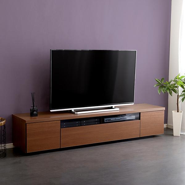 テレビ台 大型 ワイド 大サイズ 完成品 日本製 国産 シンプル テレビローボード 幅180cm 木目 引き戸 開き戸 引き出し 収納スペース 32型 50型 60型 70型 対応 【納期E】【szo-sh-09-lms180】