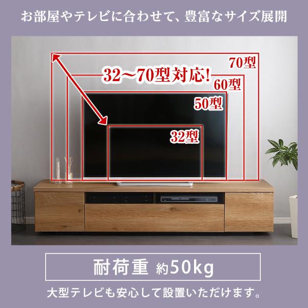 テレビ台 大型 ワイド 大サイズ 完成品 日本製 国産 シンプル テレビローボード 幅180cm 木目 引き戸 開き戸 引き出し 収納スペース 32型 50型 60型 70型 対応 【納期E】【szo-sh-09-lms180】