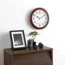 電波時計 壁 掛け時計 円形 ライト付き 見やすい 文字盤 【納期E】【szo-sh-11-0001】