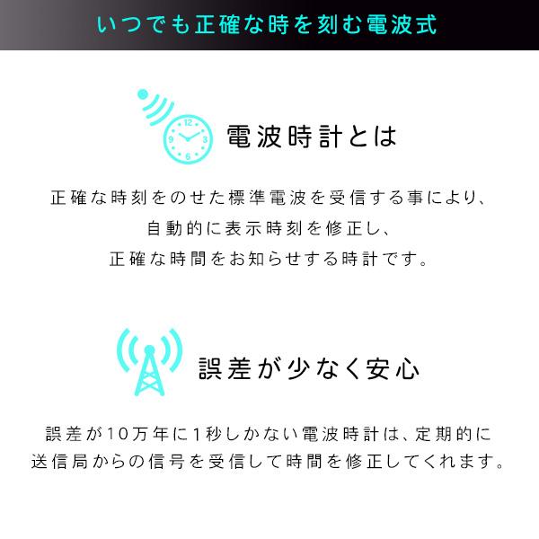 掛け時計 電波時計 壁時計 掛時計 薄型 薄い LED 照明 ライト カレンダー 液晶 見やすい おしゃれ かっこいい スタイリッシュ バー カフェ モード系 リズム製 【納期E】【szo-sh-11-197sr02】