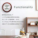 掛時計 壁掛け シチズン 電波時計 正確 狂わない カレンダー 湿度計 温度計 静音設計 夜間 秒針停止 【納期E】【szo-sh-11-4fy620】