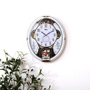 掛け時計 電波 おしゃれ からくり時計 ディズニー disney ミッキーマウス ミニーちゃん ドナルド 音鳴る 1時間おき 仕掛け アナログ 連続秒針 リズム RHYTHM 【納期E】【szo-sh-11-506mc03】