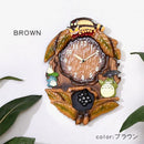 掛け時計 壁時計 掛時計 トトロ となりのトトロ ネコバス ジブリ キャラクター アニメ おしゃれ かわいい インテリア 振り子時計 子ども部屋 子供 リズム製 【納期E】【szo-sh-11-837mn06】