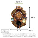 掛け時計 壁時計 掛時計 トトロ となりのトトロ ネコバス ジブリ キャラクター アニメ おしゃれ かわいい インテリア 振り子時計 子ども部屋 子供 リズム製 【納期E】【szo-sh-11-837mn06】