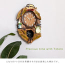 掛け時計 壁時計 掛時計 トトロ となりのトトロ ネコバス ジブリ キャラクター アニメ おしゃれ かわいい インテリア 振り子時計 子ども部屋 子供 リズム製 【納期E】【szo-sh-11-837mn06】