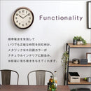 壁掛け時計 電波時計 正確 ズレない 静か 夜間秒針停止 ライトつき 見やすい 文字盤 【納期E】【szo-sh-11-m33】