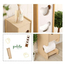 トイレットペーパー 収納 おしゃれ スリム トイレラック トイレ 収納 棚 トイレットペーパーホルダー 木製 【納期E】【szo-sh-12-bstr】