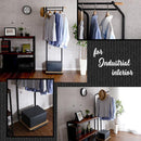 ハンガーラック おしゃれ 西海岸風 アメリカン カフェ風 インテリア ラック 収納 コンパクト ディスプレイ 魅せる 収納ラック ナチュラル カントリー Cafe風 【納期E】【szo-sh-12-dhd】