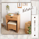 ドレッサー スツール付き 椅子セット 化粧台 ミラー 鏡 収納 引き出し コンセント ミニデスク 机 コンパクト 省スペース 一人暮らし ワンルーム マンション 【納期E】【szo-sh-12-drs】