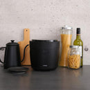 ライスポット 3合炊き 炊飯 低温調理 多機能 コンパクト おしゃれ スタイリッシュ シンプル ブラック 黒 厚釜 ジャー キッチン 家電 ひとり暮らし 一人暮らし 【納期E】【szo-sh-14-mrp】