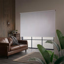 ロールスクリーン 突っ張り式 つっぱり式 賃貸 対応 マンション 穴あけない 遮光1級 遮光一級 生地 おしゃれ 無地 間仕切り 目隠し 寝室 プライバシー保護 180cm 【納期E】【szo-sh-16-s180】