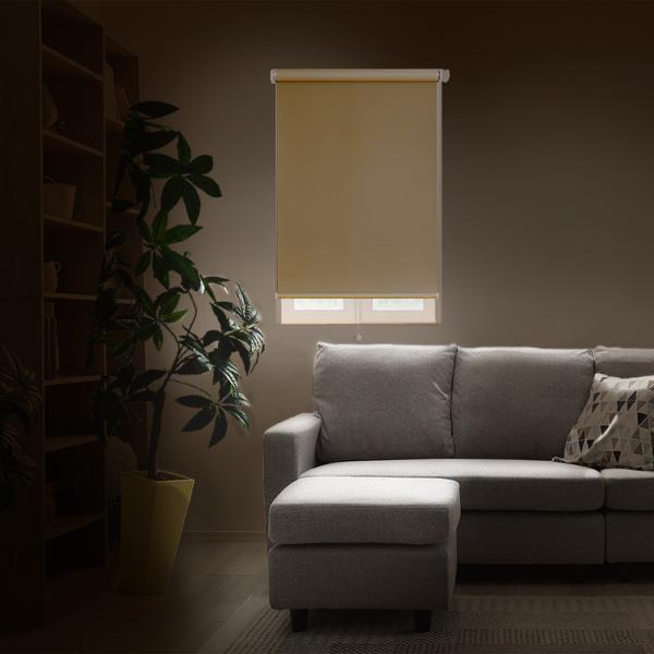 つっぱりロールスクリーン 幅60cm 遮光一級タイプ