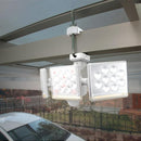 センサーライト 屋外 LED照明 防犯 ガレージ 倉庫 車庫 玄関 庭 物置き 蔵 倉 12W 3灯 LED コンセント リモコン 遠隔操作 防雨 角度調整 調節 クランプ ネジ止め 【納期E】【szo-sh-17-ml02】