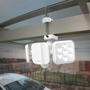 センサーライト 屋外 駐車場 玄関 LEDライト ソーラーパネル 太陽光 人感センサー 高反応 照明 ガレージ 倉庫 車庫 庭先 防犯対策 泥棒 車上荒らし 防雨 省エネ 【納期E】【szo-sh-17-ml03】