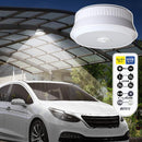 センサーライト 人感 屋外 照明 防犯 玄関 シーリング ライト リモコン付き ガレージ 車庫 庭 防雨 天井 固定 取り付け簡単 電池式 工事不要 出入口 泥棒対策 【納期E】【szo-sh-17-ml07】