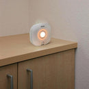 センサーライト 人感センサー 自動点灯 電池式 物置き 倉庫 階段 玄関 クローゼット 押入れ ガレージ 車庫 照明 電気 ライト 動体感知 角度調整 電球色 LED 【納期E】【szo-sh-17-ml08】