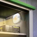 センサーライト 人感センサー 自動点灯 電池式 物置き 倉庫 階段 玄関 クローゼット 押入れ ガレージ 車庫 照明 電気 ライト 動体感知 角度調整 電球色 LED 【納期E】【szo-sh-17-ml08】