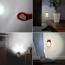 LEDライト センサーライト 白色LED 電球色 自動点灯 充電式 懐中電灯 ハンディ フットライト 常夜灯 玄関 階段 寝室 コンセント 【納期E】【szo-sh-17-ml09】