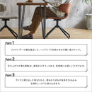 ダイニングチェア 椅子 おしゃれ デザイン ステッチ レザー調 座面 背もたれ カーブ 丸み 形状 フォルム スチール脚 北欧 アメリカン ブラウン 茶色 グレー 【納期E】【szo-sh-23-amr】