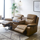 電動ソファ 3人掛け リクライニング 無段階 背もたれ ソファー ポケットコイル ボリューム 厚み フットレスト 足置き 肘掛け 高級感 黒 ブラック 茶色 ブラウン 【納期E】【szo-sh-24-esl-3】